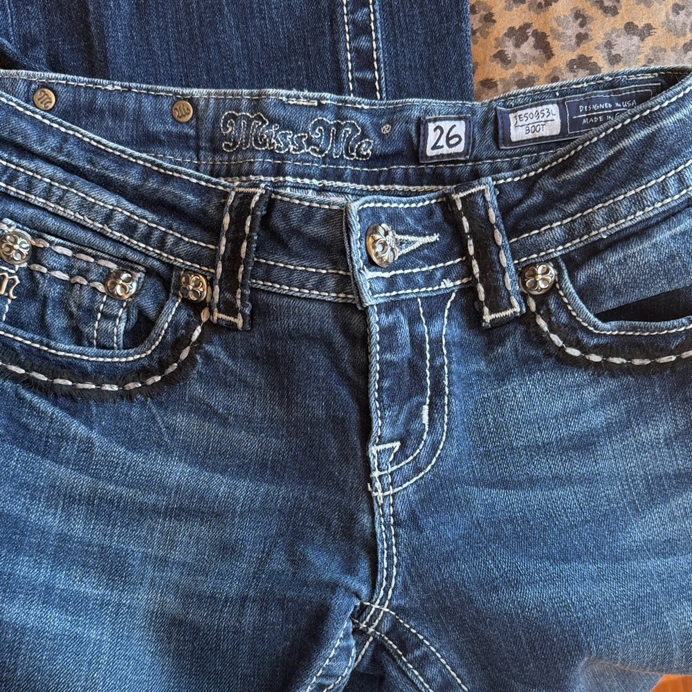 Miss Me Women's Dark Blue Boot Cut Jeans